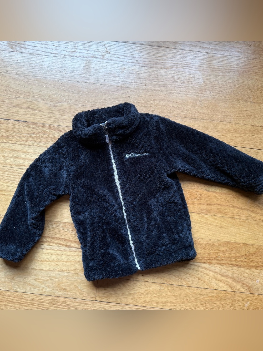 Columbia toddler girls black & pink fleece